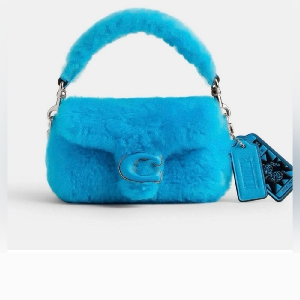 NWT! Viral Coach Turquoise Lil Nas X Drop Tabby Mini Bag Limited Edition